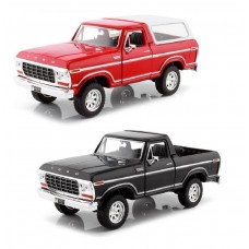 COLEÇÃO 1/24 FORD BRONCO 1978 ( PICK UP / CERRADO ) ( MOTOR MAX )